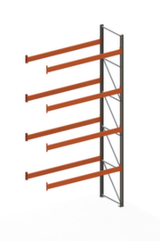 META Palettenregal MULTIPAL für 15 Paletten, 2785 mm breit, 5 Lagerebenen