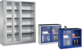 C+P Werkstattschrank ERGO mit Sichtfenstertüren