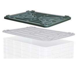 BITO Mobiler Rechteckbehälter mit Doppelboden