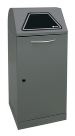 stumpf Wertstoffbehälter mit selbstschließender Einwurfklappe