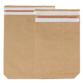 Wiederverschließbare Versandtasche aus 2 Schichten Kraftpapier