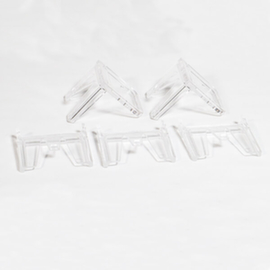 Fluchttürhauben-Set GfS Typ K, 2 x Befestigungswinkel, 3 x Endabschlüsse