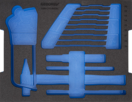 GEDORE EI-1100 CT2-BASIC Schaumstoffmodul 2/2 L-BOXX 136 leer