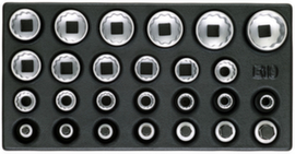 GEDORE 1500 ES-D 19 Satz Steckschlüsseleinsätze 1/2"