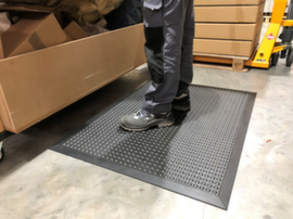 Arbeitsplatzmatte BUBBLE Rub aus Naturkautschuk