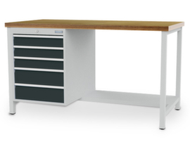 Bedrunka + Hirth Werkbank mit Multiplexplatte