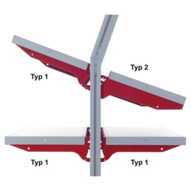 Ablageboden Typ A 800 x 200 mm