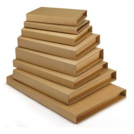 Buchverpackung braun Haftklebeverschluss RAJA