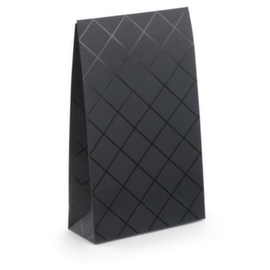 Geschenktaschen - Schwarz mit Karos 140 x 230 mm