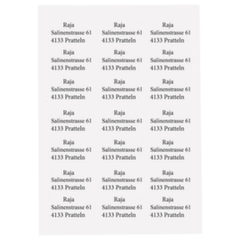 Laseretiketten 70 x 42,3