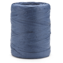Raffia Geschenkbänder Natur Dunkelblau