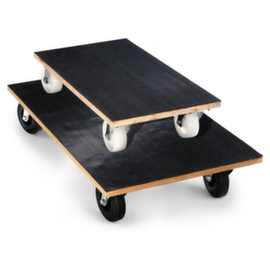 Transportroller mit rutschfester Plattform
