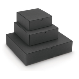Wellpapp-Geschenkbox schwarz 360 x 300 x 80 mm