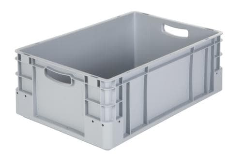 Industrie-Stapelbehälter, grau, Inhalt 40 l