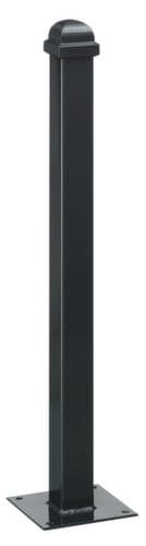 Stilpoller mit Halbkugelkopf, Höhe 1160 mm, zum Aufdübeln