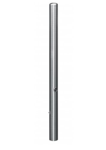 Sperrpfosten aus Edelstahl, Höhe 900 mm, zum Einstecken mit Bodenhülse