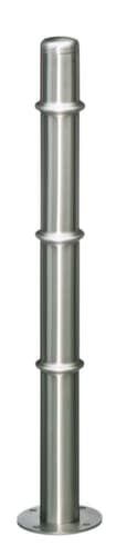 Sperrpfosten aus Edelstahl, Höhe 900 mm, zum Aufdübeln