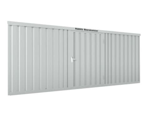 Säbu Lackierter Materialcontainer FLADAFI® mit Holzfußboden