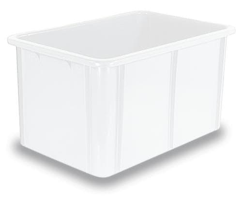 Stapelbehälter für Lebensmittel, naturweiss, Inhalt 60 l