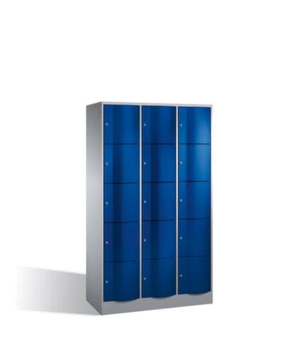 C+P Schließfachschrank Resisto, 15 Fächer
