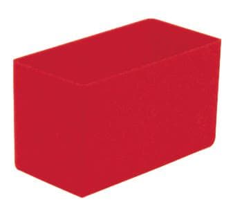 Einsatzkasten, rot, Länge x Breite 108 x 54 mm