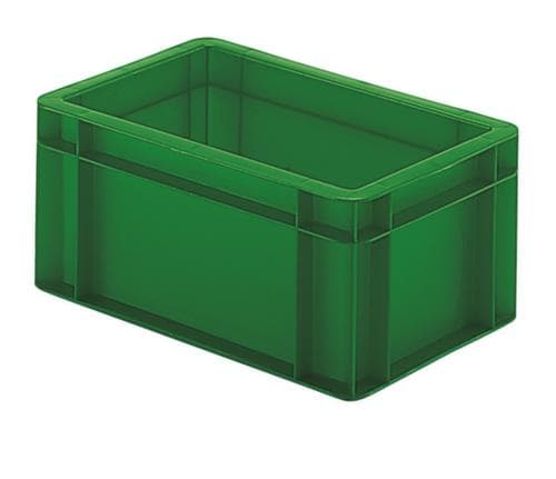 Lakape Euronorm-Stapelbehälter Favorit Wände + Boden geschlossen, grün, Inhalt 4,5 l
