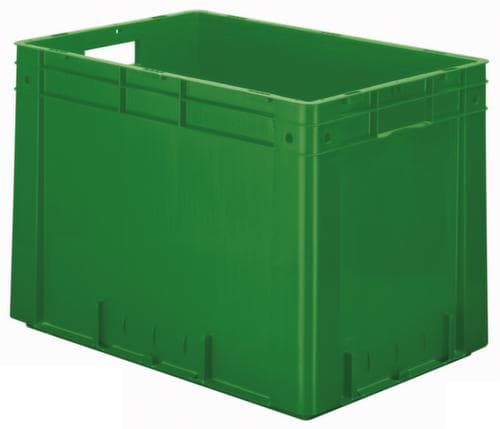 Euronorm-Stapelbehälter, grün, Inhalt 80 l