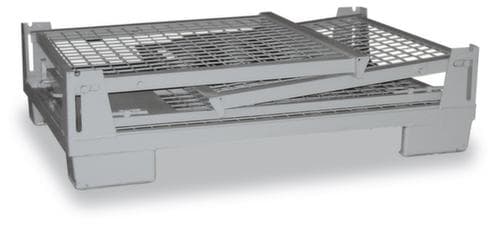 Faltbare Gitterbox-Palette, Länge x Breite 1200 mm x 800 mm