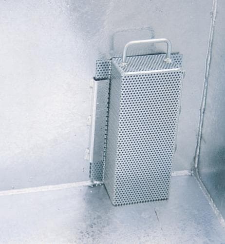 Späne-Kippbehälter mit Rückschwenk-Automatik