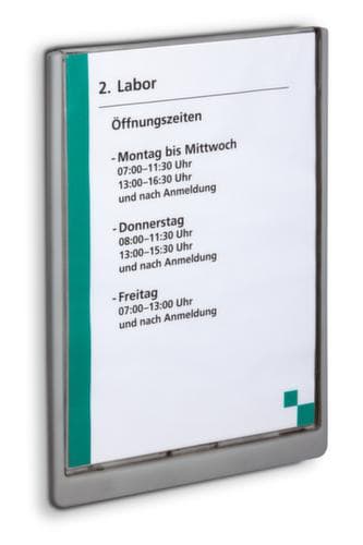 Durable Türschild Click Sign mit farbigem Rahmen, Hochformat 297