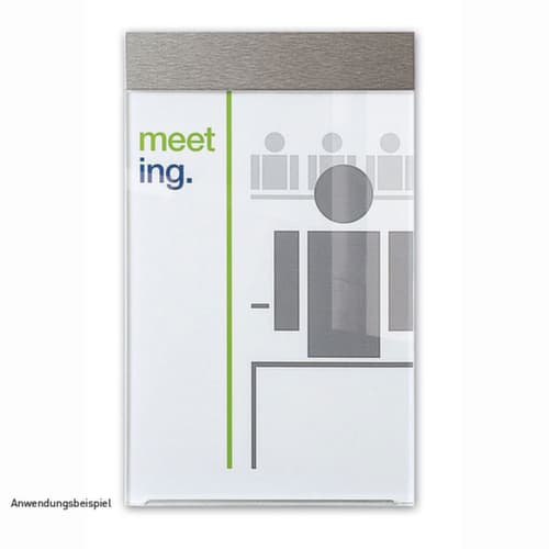 Wandschild CHANGE aus Plexiglas, Hochformat 242
