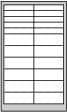 PAVOY Schubladenschrank Basis, 22 Schublade(n)