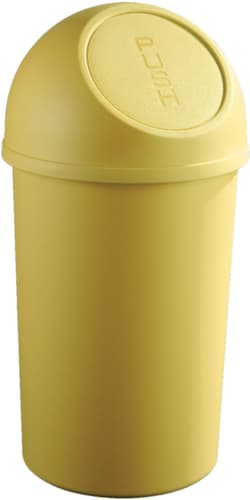 helit Push-Abfallbehälter, 45 l, gelb