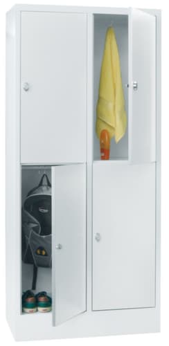 PAVOY Schließfachschrank Basis, 4 Fächer