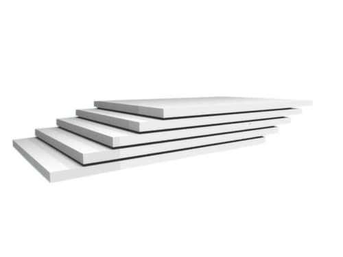 hofe Fachboden für Lagerregal, Breite x Tiefe 1300 x 800 mm, RAL7035 Lichtgrau