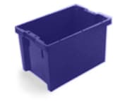 Drehstapelbehälter, blau, Inhalt 65 l