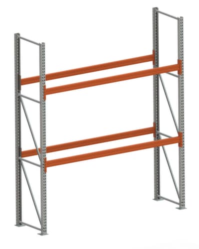META Palettenregal MULTIPAL für 6 Paletten, 2870 mm breit, 3 Lagerebenen