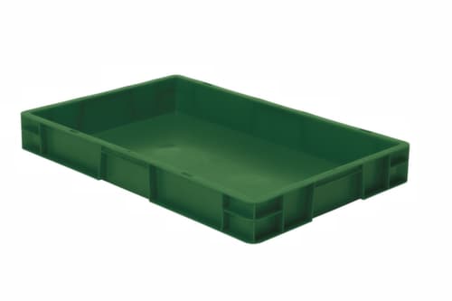 Lakape Euronorm-Stapelbehälter Favorit Wände + Boden geschlossen, grün, Inhalt 14,5 l