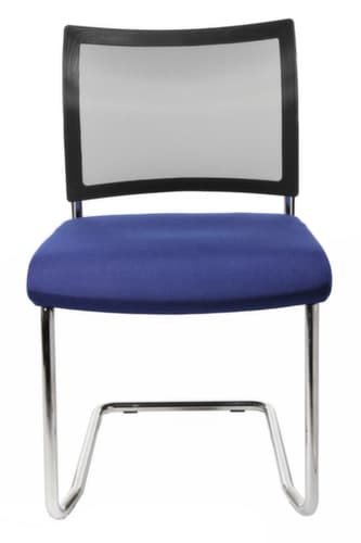 Topstar Besucherschwinger Visit 20 mit Netzrücken, Sitz Stoff (100% Polypropylen), blau