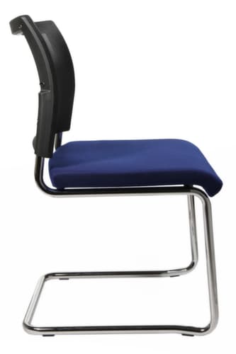 Topstar Besucherschwinger Visit 20 mit Netzrücken, Sitz Stoff (100% Polypropylen), blau