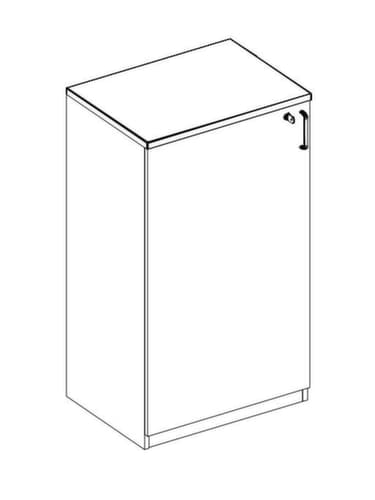 Nowy Styl Flügeltürenschrank E10, 6 Ordnerhöhen
