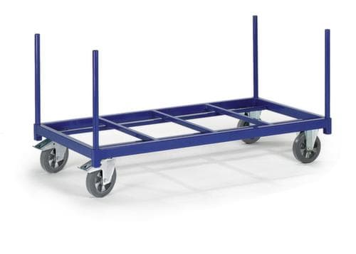Rollcart Rungenwagen mit offener Ladefläche, Traglast 1200 kg, Ladefläche 1600 x 800 mm