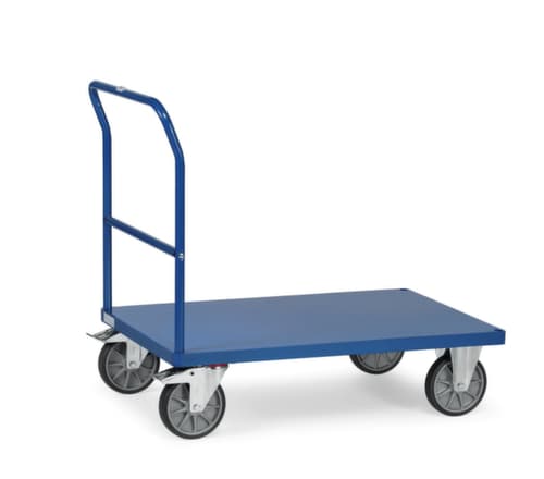 fetra Schiebebügelwagen MULTIVARIO mit Stahlladefläche, Traglast 600 kg, Ladefläche 1000 x 700 mm