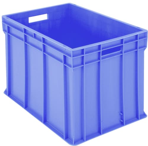 Euronorm-Stapelbehälter Classic, blau, Inhalt 82 l