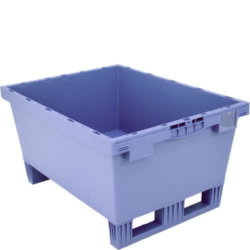 Großvolumen-Mehrwegbehälter mit Rippenboden + Kufen, Inhalt 114 l