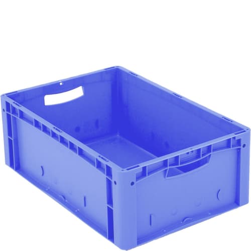 Euronorm-Stapelbehälter Ergonomic, blau, Inhalt 41 l