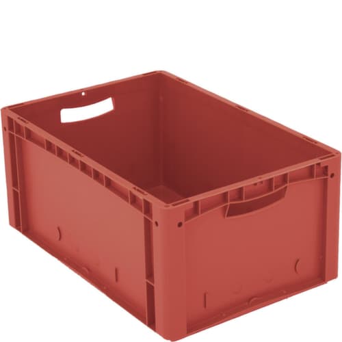 Euronorm-Stapelbehälter Ergonomic, rot, Inhalt 51 l