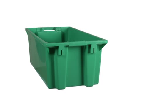Drehstapelbehälter, grün, Inhalt 70 l