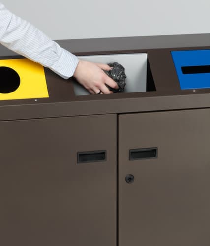 VAR Wertstoffsammelstation WS 97, 3 x 80 l