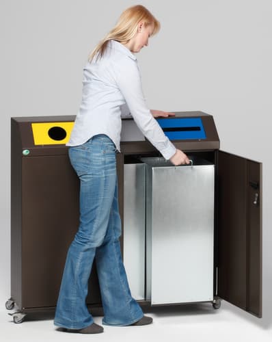 VAR Wertstoffsammelstation WS 97, 3 x 80 l